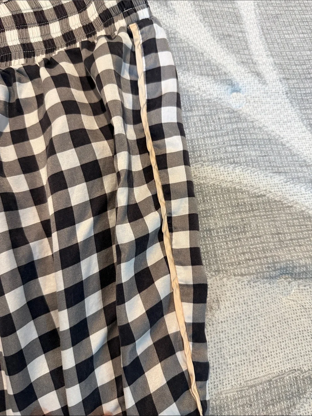 Morgan Lane Woman’s Black & White Check Pajama Pants